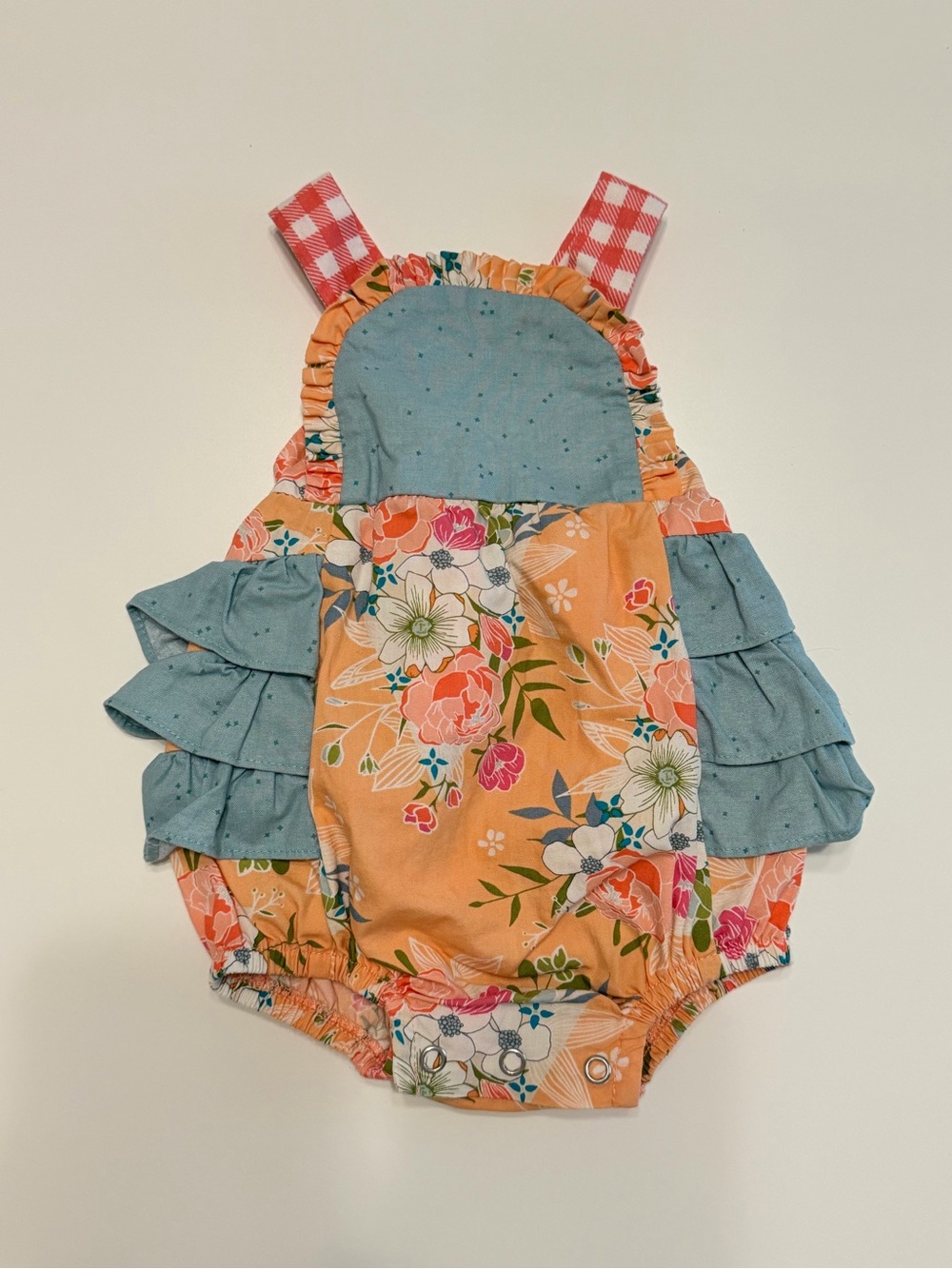 Floral Peach & Blue RRR Bubble